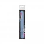 Mineral straight nail file EXCLUSIVE without foam 180/240 grit (NFX-22/2-1) Staleks