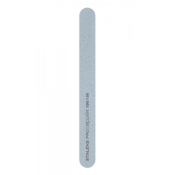 Mineral straight nail file EXCLUSIVE 100/150 grit (NFX-22/8) Staleks