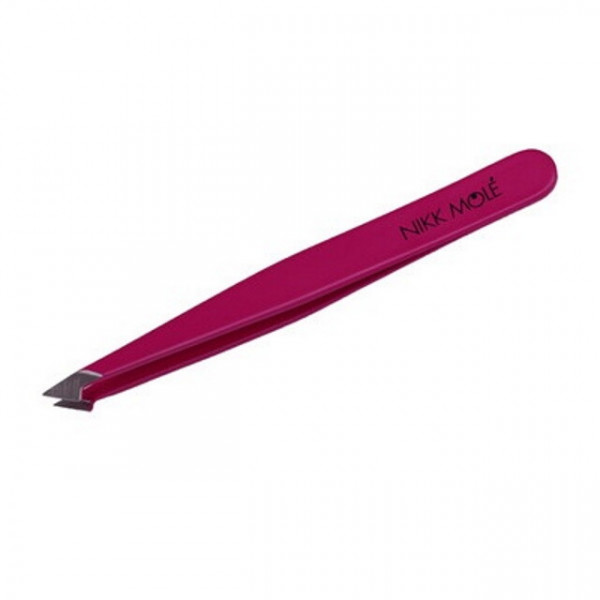 Eyebrow tweezers oblique (purple pink) Nikk Mole