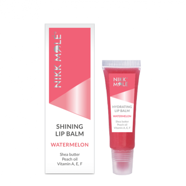 Watermelon Moisturizing Lip Balm, 10 ml Nikk Mole