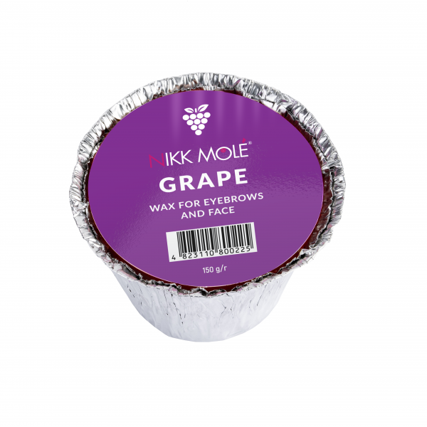 Воск для бровей и лица (Grape) 150 гр. Nikk Mole