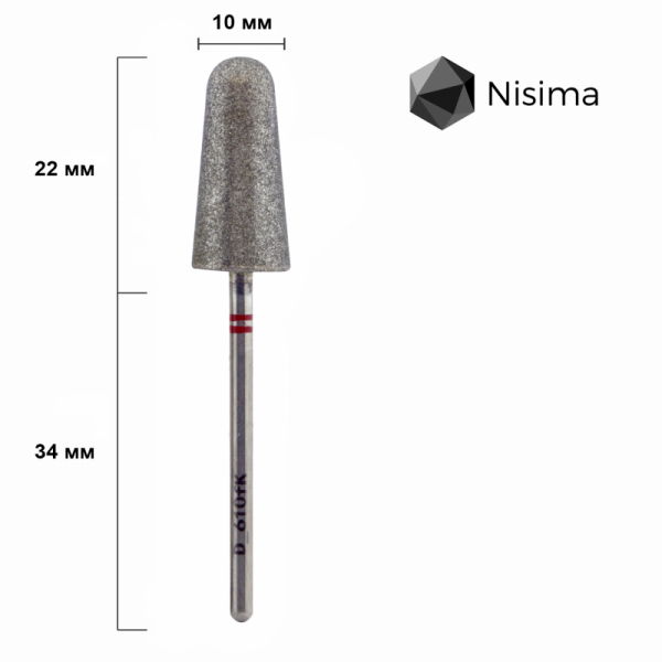 Pedicure buffing head D_610fK Nisima