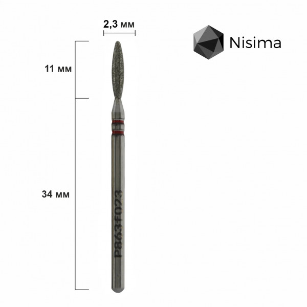 Buffing head, red, P863f023 Nisima