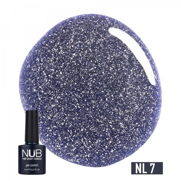 Gel polish Night Light №NL07 (Bright Lilac) 8 ml. NUB