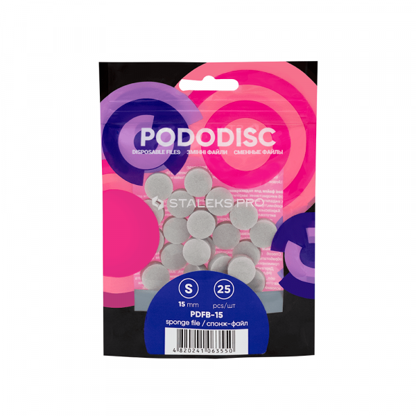 Спонж-файл для педикюрного диска Expert Pododisc S (25 шт) (PDFB-15) Staleks