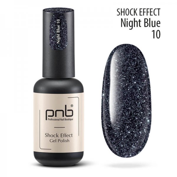 Gel polish Shock Effect №10 Night Blue 8 ml. PNB