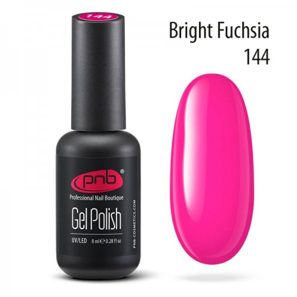 Gel polish №144 Bright Fuchsia 8 ml. PNB