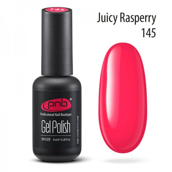 Gel polish №145 Juicy Raspberry 8 ml. PNB