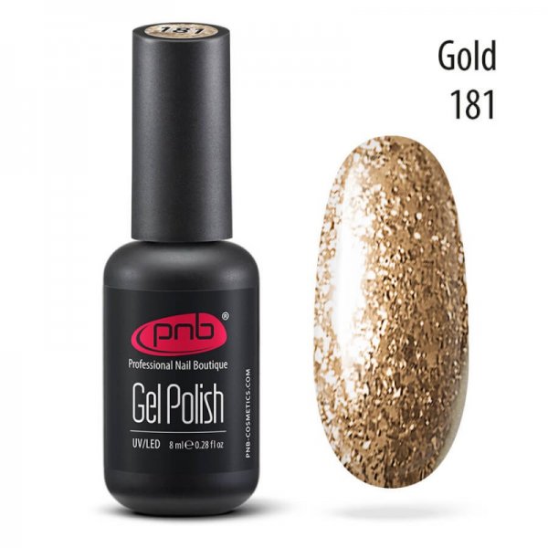 Gel polish №181 Gold 8 ml. PNB