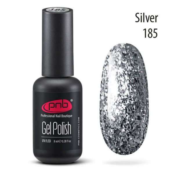 Gel polish №185 Silver 8 ml. PNB