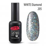 Gel polish №205 White Diamond 8 ml. PNB