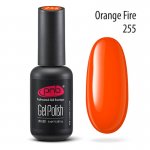 Gel Polish №255 Orange Fire 8 ml. PNB