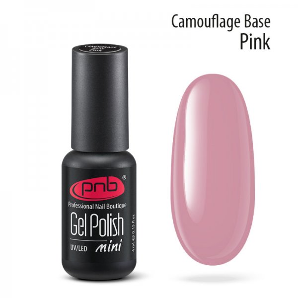 UV/LED Camouflage Base Pink 4 ml. PNB