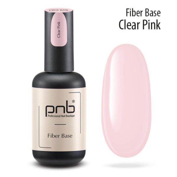 Fiber UV/LED Base Clear Pink, 17 ml. PNB