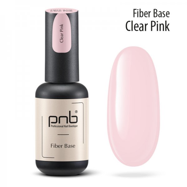 Fiber UV/LED Base Clear Pink, 8 ml. PNB