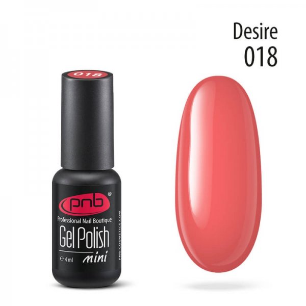 Gel polish №018 Desire (mini) 4 ml. PNB