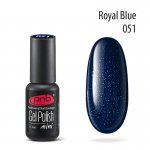 Gel polish №051 Royal Blue (mini) 4 ml. PNB