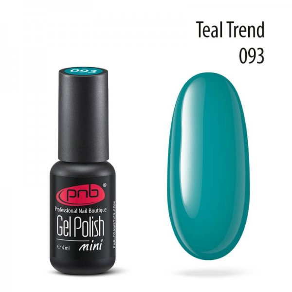 Gel polish №093 Teal Trend (mini) 4 ml. PNB