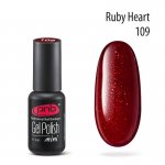 Gel polish №109 Ruby Heart (mini) 4 ml. PNB