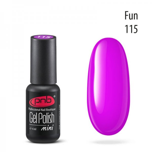 Gel polish №115 Fun (mini) 4 ml. PNB