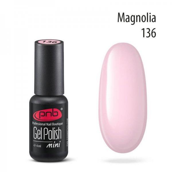 Gel polish №136 Magnolia (mini) 4 ml. PNB