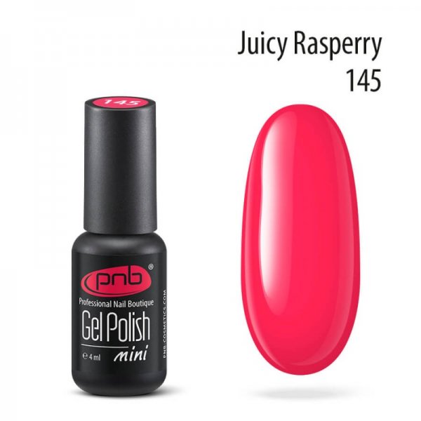 Gel polish №145 Juicy Raspberry (mini) 4 ml. PNB