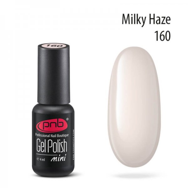 Gel polish №160 Milky Haze (mini) 4 ml. PNB