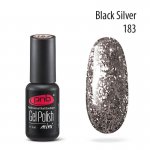 Gel polish №183 Black Silver (mini) 4 ml. PNB