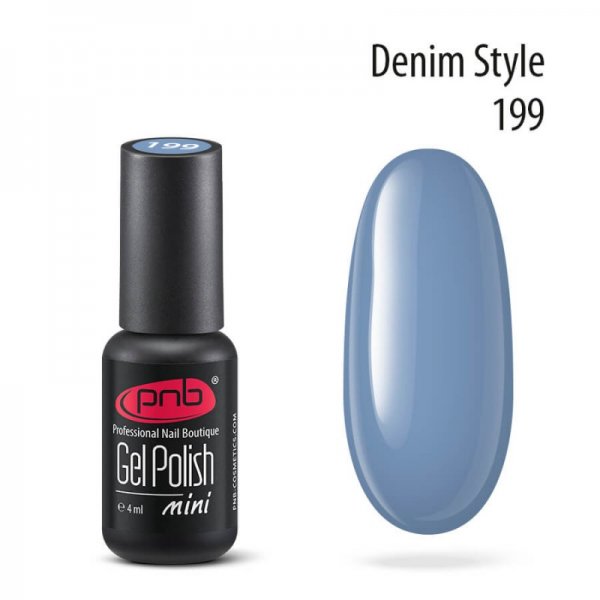 Gel polish №199 Denim Style (mini) 4 ml. PNB