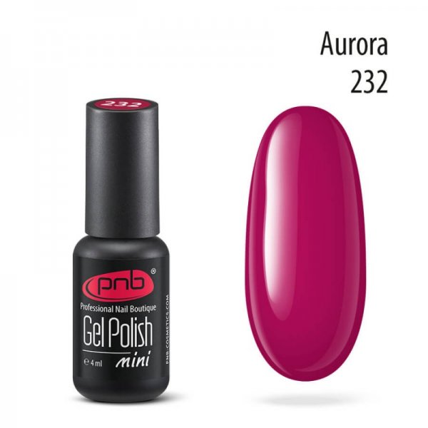 Gel polish №232 Aurora (mini) 4 ml. PNB