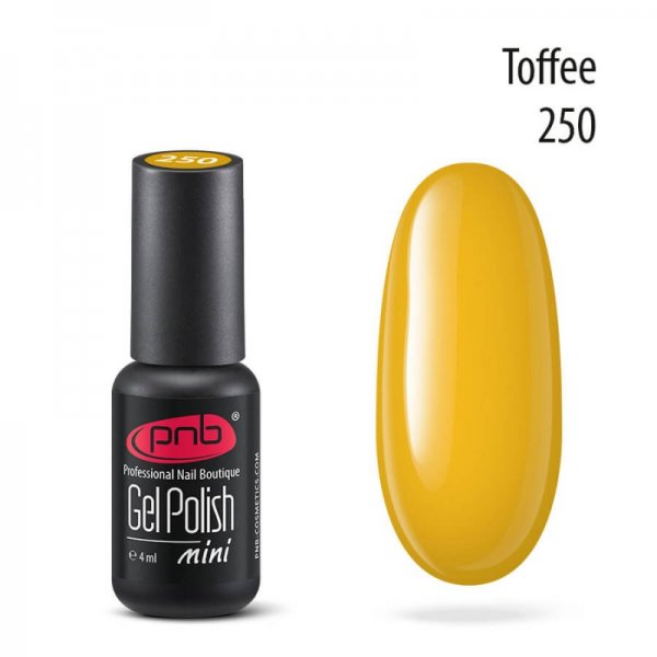 Gel polish №250 Toffee (mini) 4 ml. PNB