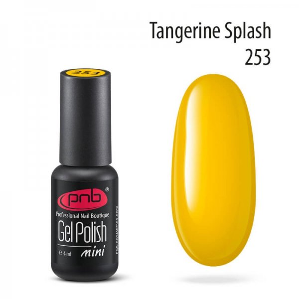 Gel polish №253 Tangerine Splash (mini) 4 ml. PNB