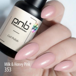 Gel polish №353 Milk & Honey Pink 8 ml. PNB