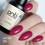 Gel polish №356 Coral Glow 8 ml. PNB