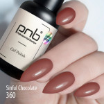 Gel polish №360 Sinful Chocolate (mini) 4 ml. PNB