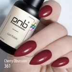Gel polish №361 Cherry Obsession (mini) 4 ml. PNB