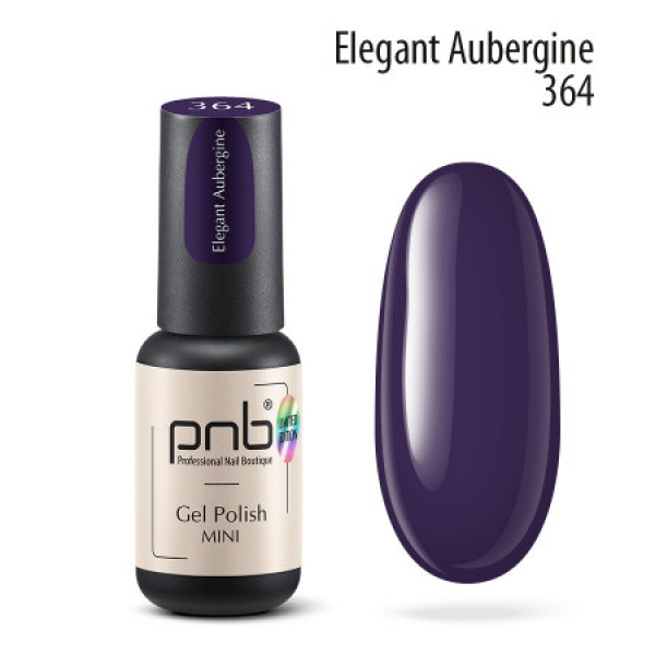Gel polish №364 Elegant Aubergine (mini) 4 ml. PNB