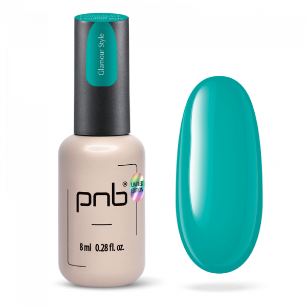 Camouflage Base Glamour Style PNB, turquoise, 8 ml.