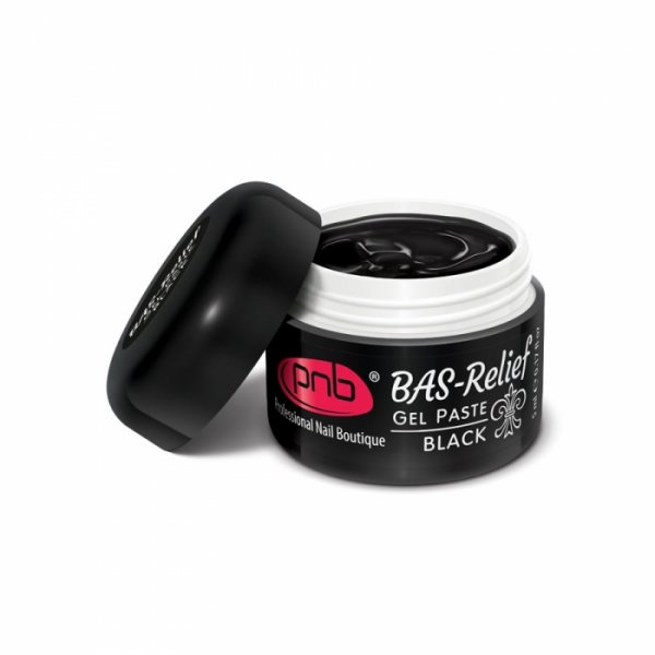 UV/LED Gel Paste Bas-Relief (black) 5 ml. PNB