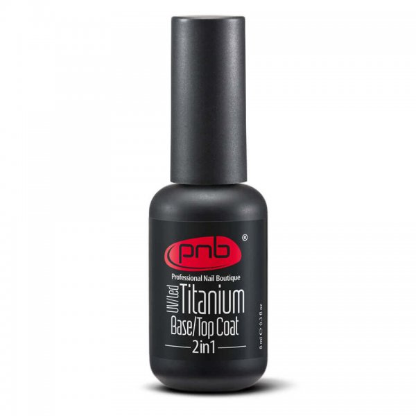 UV Base\Top Coat 2 in 1 Titanium 8 ml. PNB