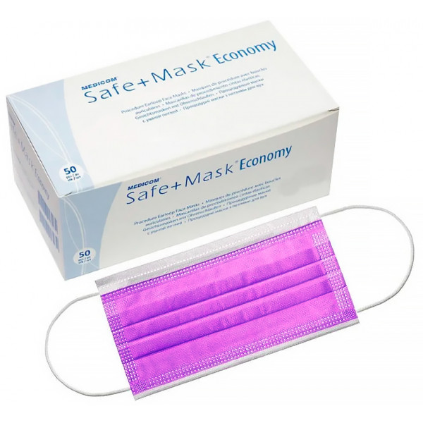 Safe + Mask Economy (lavender, 50 pcs.) Medicom