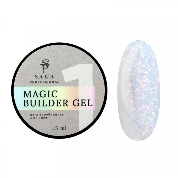 SAGA Builder Gel magic 15 ml No. 01