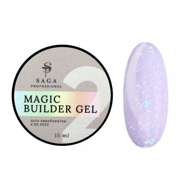 SAGA Builder Gel magic 15 ml No. 02