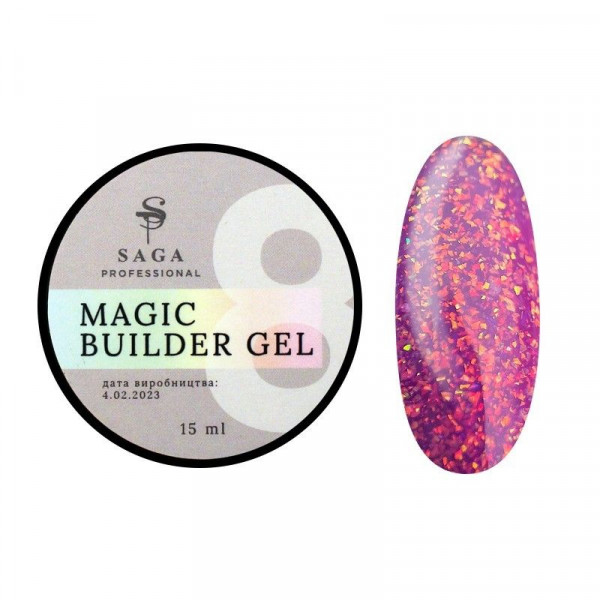 SAGA Builder Gel magic 15 ml No. 08