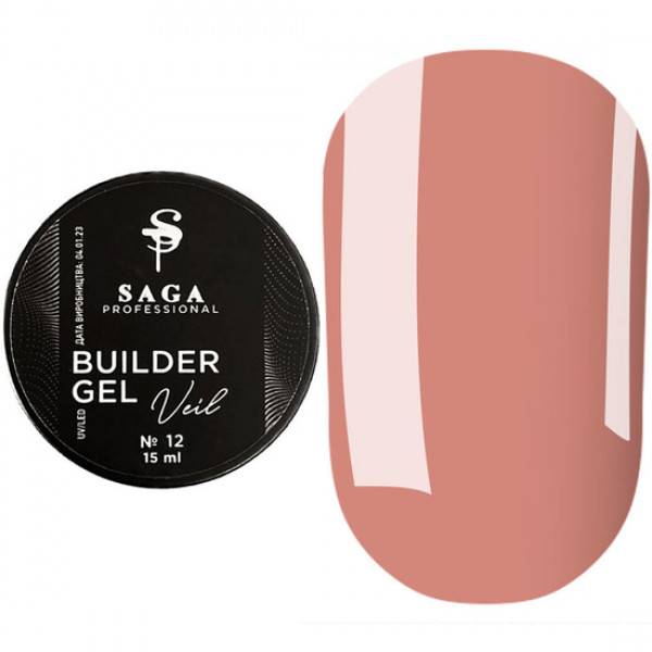 SAGA Builder Gel Veil 15 ml No. 12