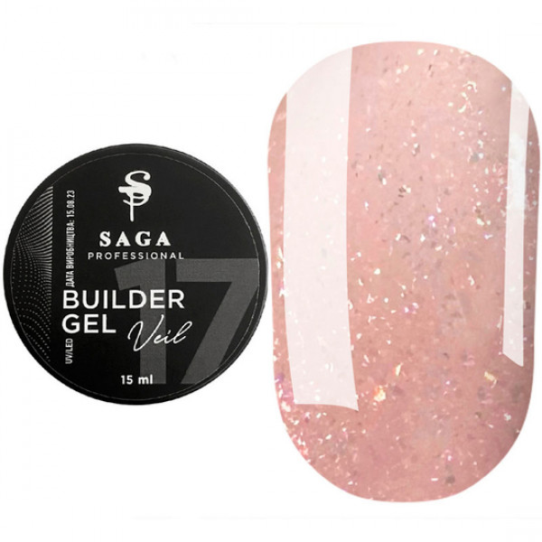 SAGA Builder Gel Veil 15 ml No. 17