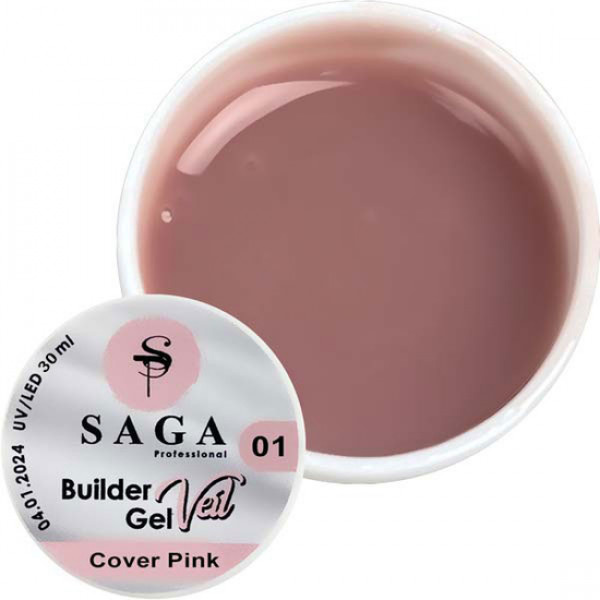 SAGA Builder Gel Veil 30 ml No. 01