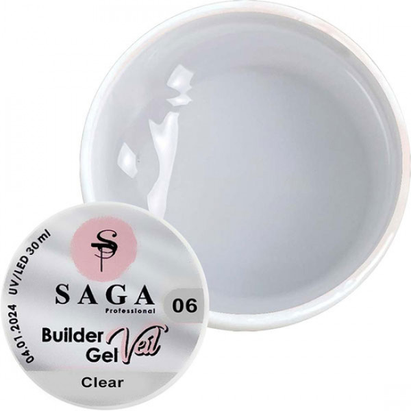 SAGA Builder Gel Veil 30 ml No. 06 (Clear)