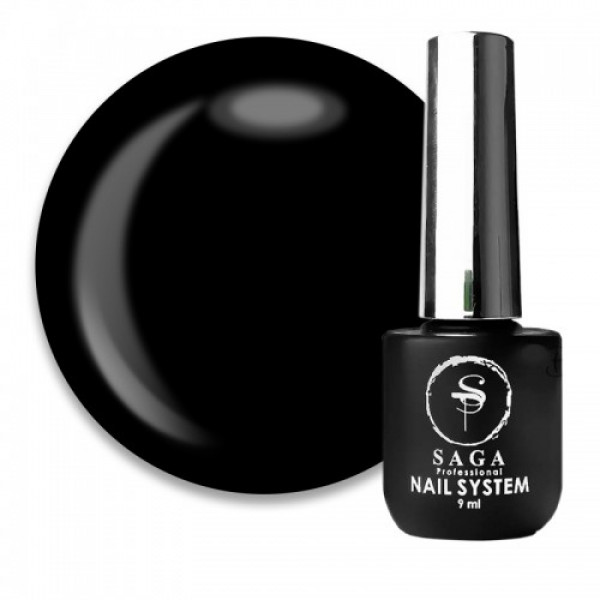 SAGA Gel Polish Super Black 9 мл