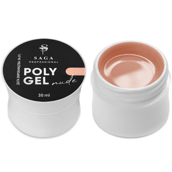 SAGA Poly Gel (jar) NUDE 30 ml